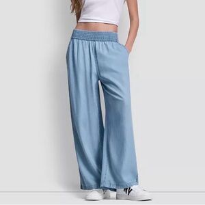 NWT DKNY  Wide-Leg Pull On Pants | Effortless Coastal Tencel